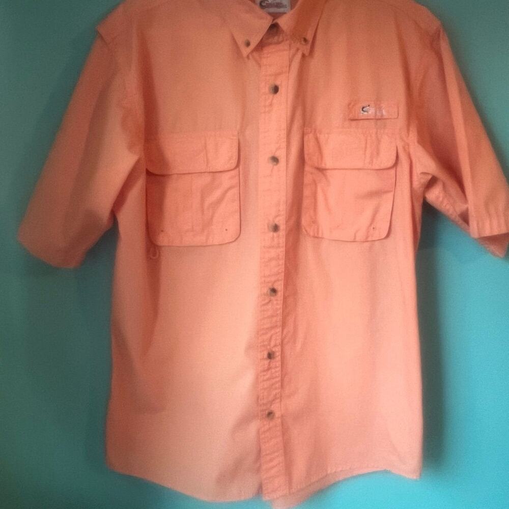 World wide sportsman Mens fishing shirt size Medium bass pro vented mesh outdoor